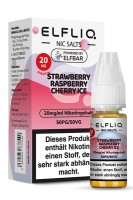 Elfbar ELFLIQ Strawberry Raspberry Cherry Ice Nikotinsalz Liquid 10ml 20 mg