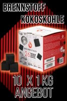 Brennstoff Kokoskohle 26er Angebot 10kg